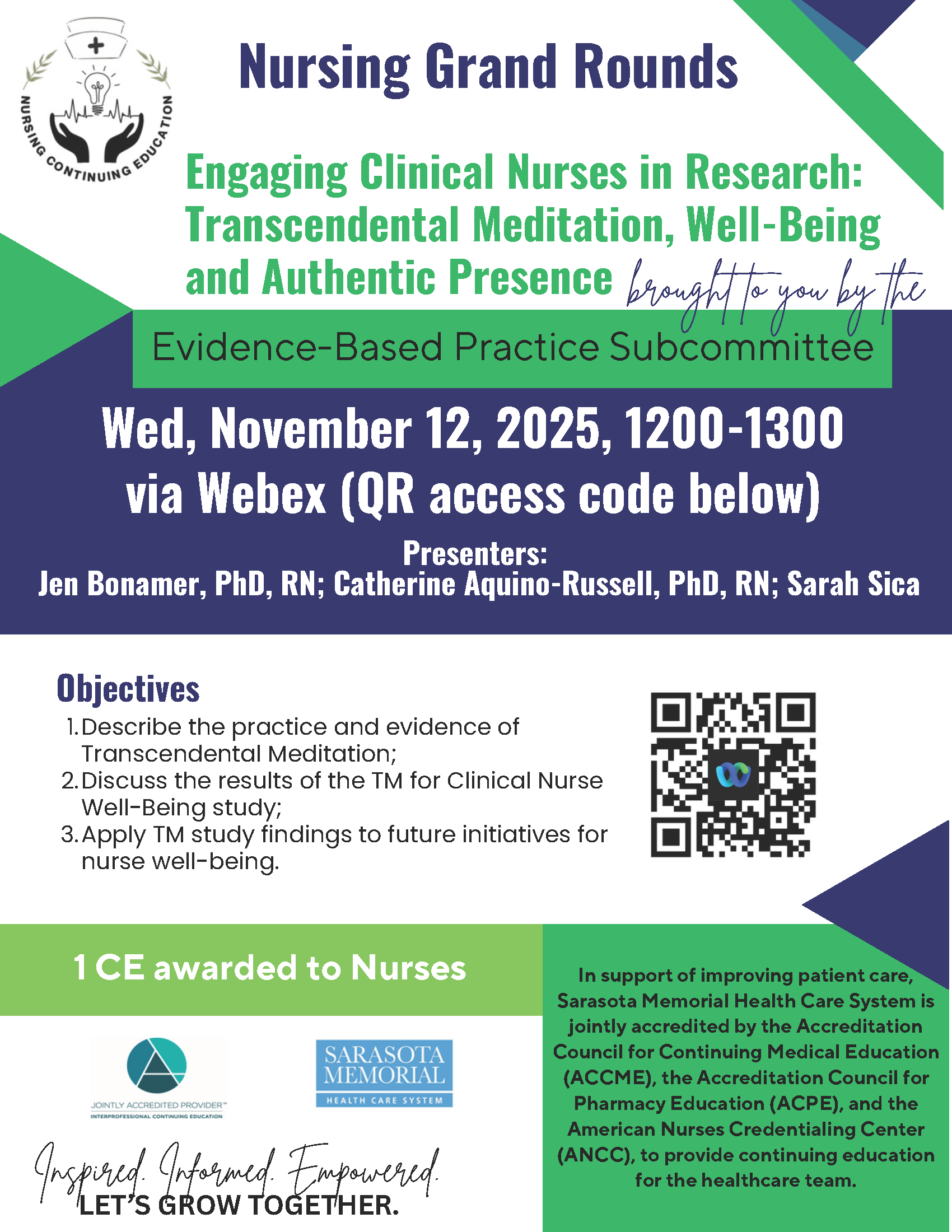 Event Flyer - nursing grand rounds