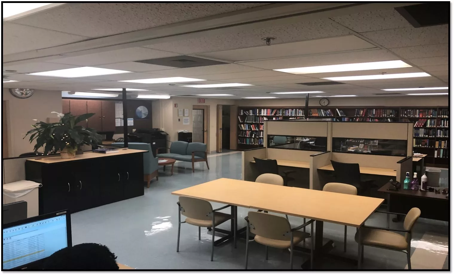 Library interior